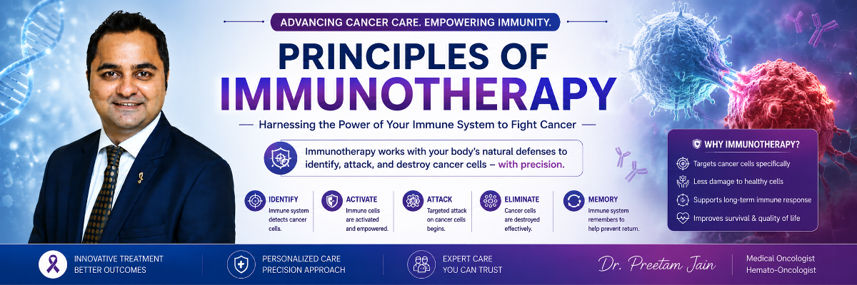 Principles of Immunotherapy treatment for cancer