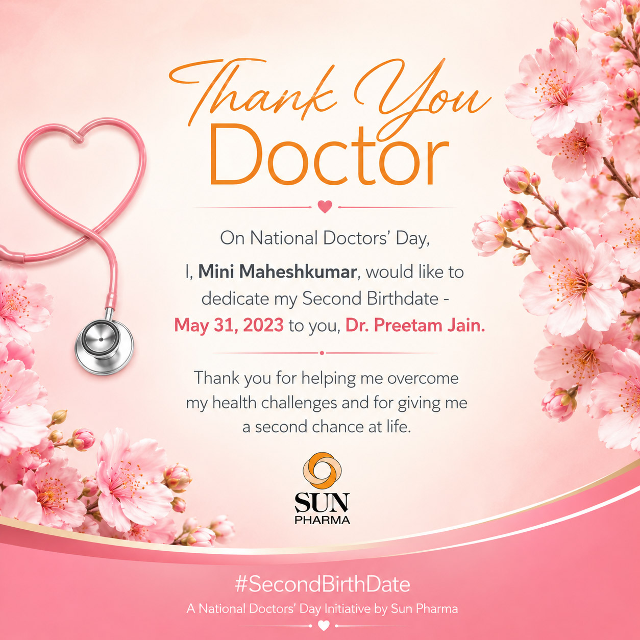Patient Testimonial by Sunpharma - National Doctors Day