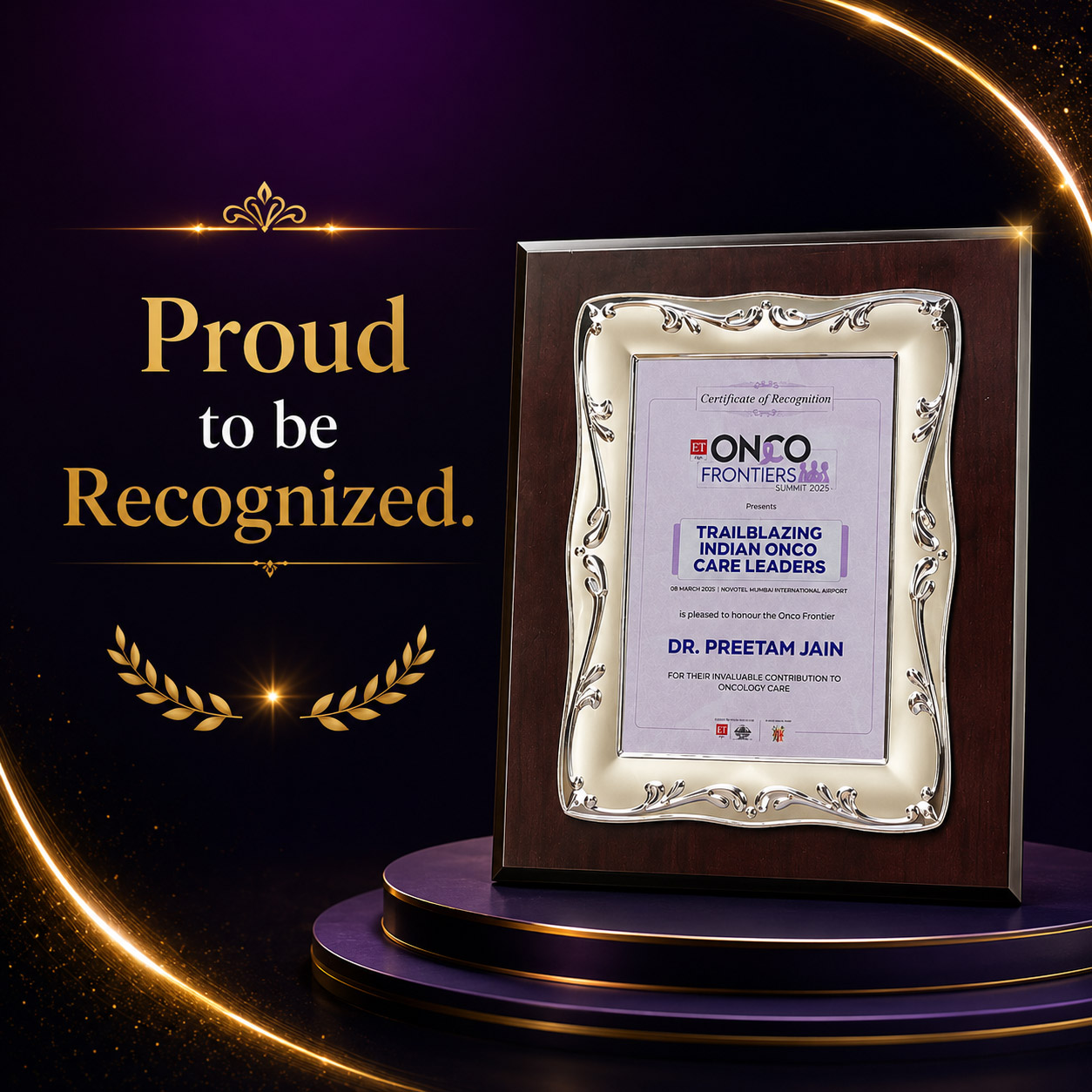 Onco Frontiers Summit 2025 Awards